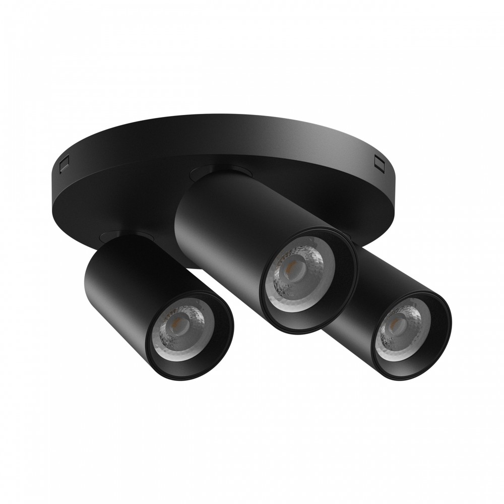 Madara Altro Loftlampe Sort 3xGU10 - 230V IP20 Elegante Runde Design Mål 220x134mm