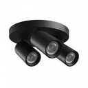 Madara Altro Loftlampe Sort 3xGU10 - 230V IP20 Elegante Runde Design Mål 220x134mm