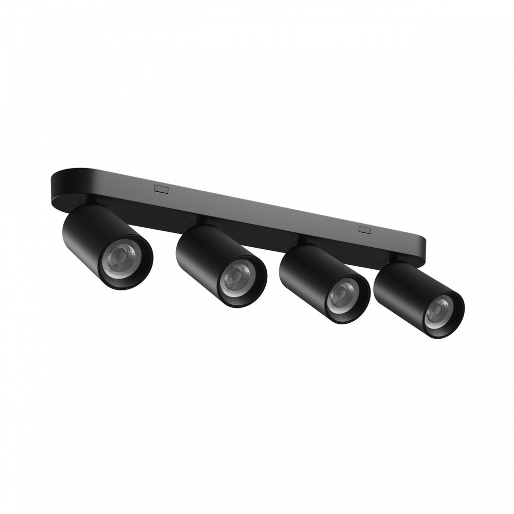 480mm Madara loftslampe - sort, 4xGU10, 230V, IP20 - 70x135mm, elegant design til dit hjem