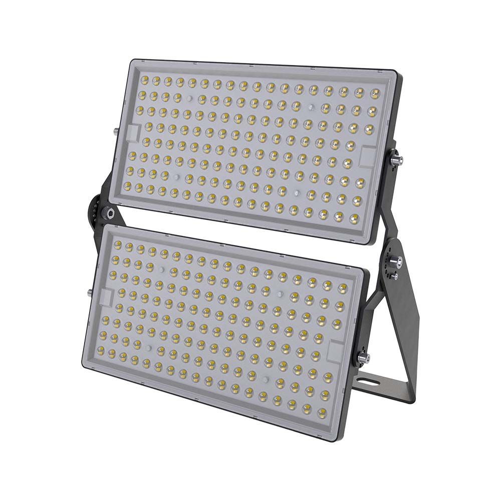 500W LED projektør med Samsung chip, sort hus, 4000K, IP65, 135lm/W