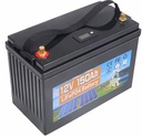 LiFePO4 batteri - 12V 150Ah, indbygget BMS incl. 230V lader