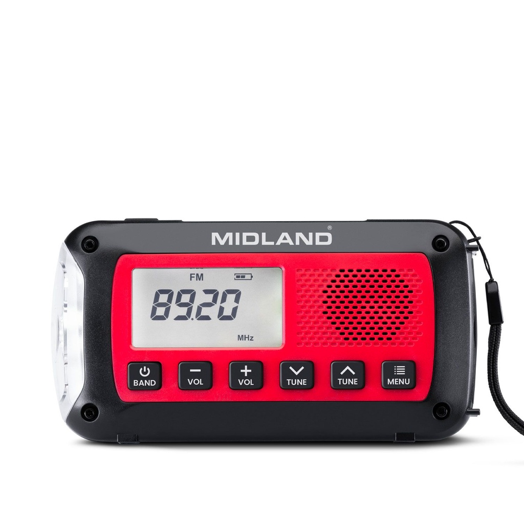ER100 Nødradio - AM/FM, dynamo og powerbank