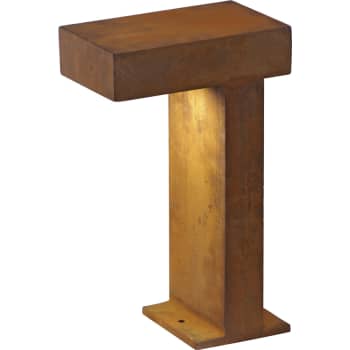 RUSTY PATHLIGHT bedlampe m.rusteffekt, GX53, max. 9W