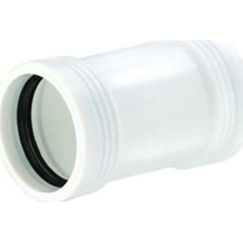 Wavin Ø50mm skydemuffe, PP hvid