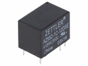 Miniature relæ - 12VDC 1A, 1 x skifte (SPDT), 6-ben 2,54mm