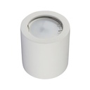 GU10 lampe - rund, hvid.