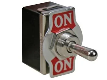 MAXI vippekontakt - 2P ON-ON 10A/250V, LOW-COST