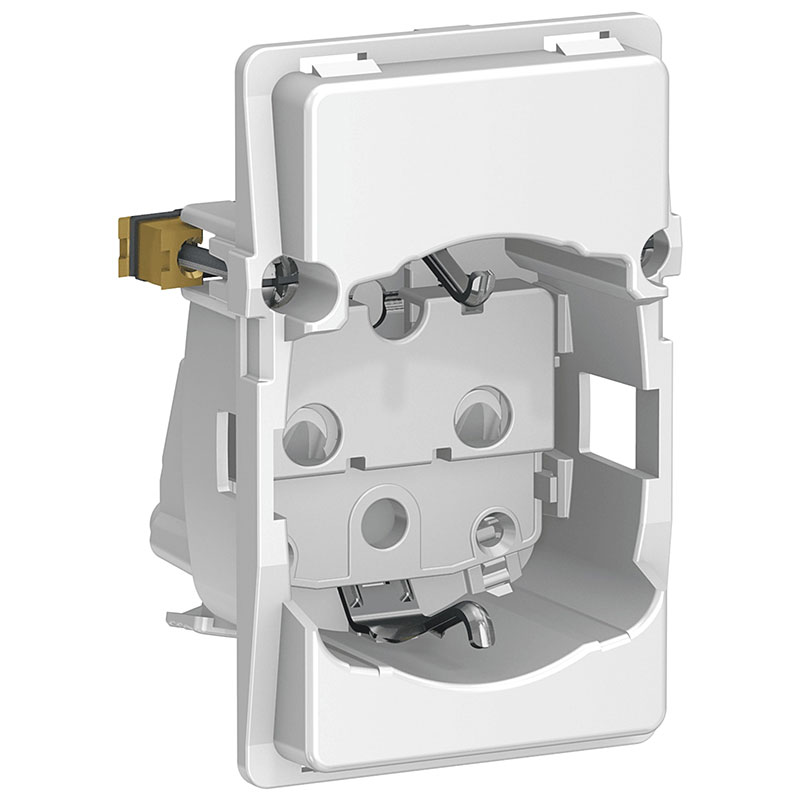 LK Fuga stikkontakt med sidejord 1½m - uden afdækning