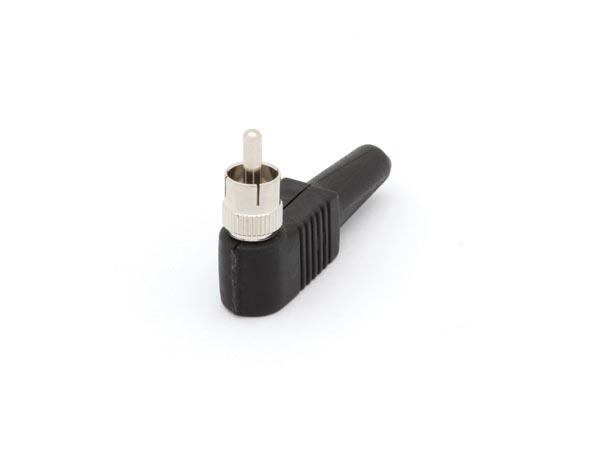 RCA(Phono) han - 90°, Sort