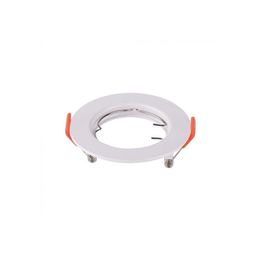 Downlight kit uden lyskilde - Ø8 cm, blank hvid, vælg MR16 eller GU10 fatning