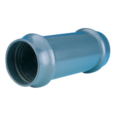 Wavin 160 mm PVC-skydemuffe, grå, PN12,5