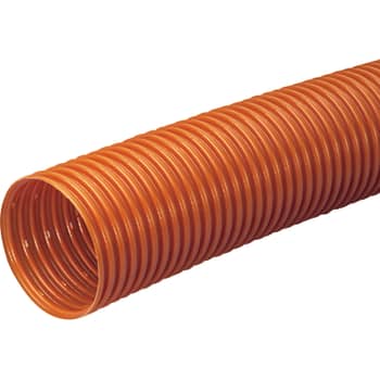 Wavin 92/80 mm PVC-drænrør med 1,5 x 5 mm slids, 30 m, brun
