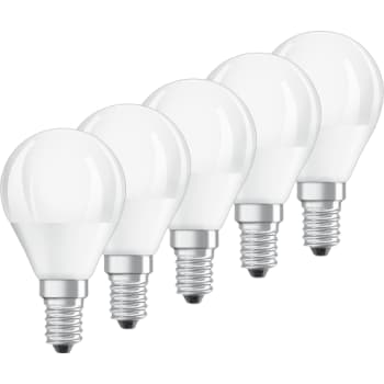 LED Krone 5W/827 E14 heatsink mat - 5 stk. pakning
