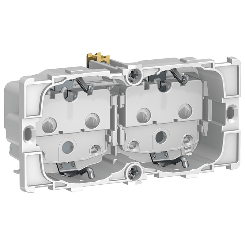 LK Fuga stikkontakt med sidejord 2m - uden afdækning
