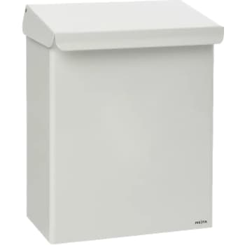 MEFA postkasse Bosca 30, u/lås, hvid, 340 x 270 x 165 mm