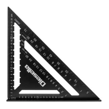 Speedvinkel 0-90º 300 x 300 mm, i alu. med sort-oxideret finish