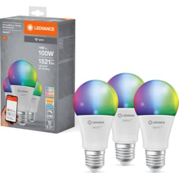 SMART+ STANDARD 14W/RGBTW E27 WIFI 3 PAK
