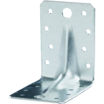 Vinkelbeslag 401, m/rib, 90 x 90 x 65 x 2,5 mm, FZB