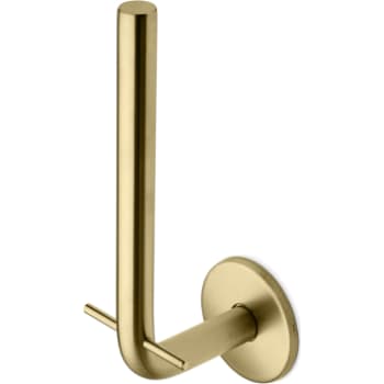 Knud Holscher reserve toiletrulleholder, pvd messing