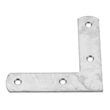 Hjørnejern 112 x 112 mm, fzv, 4 stk. 