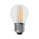 6W G45 LED Pære E27 - Kultråd, Klar Dæksel, 3000K, 600lm, RA80 - Energibesparende og stemningsfuldt lys til dit hjem.