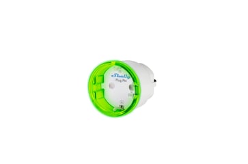 Shelly Plug PM Gen3 Hvid - WiFi 16A smartplug med effektmåler uden relæ