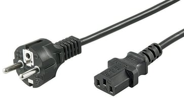 Powerkabel Schuko-C13 1m