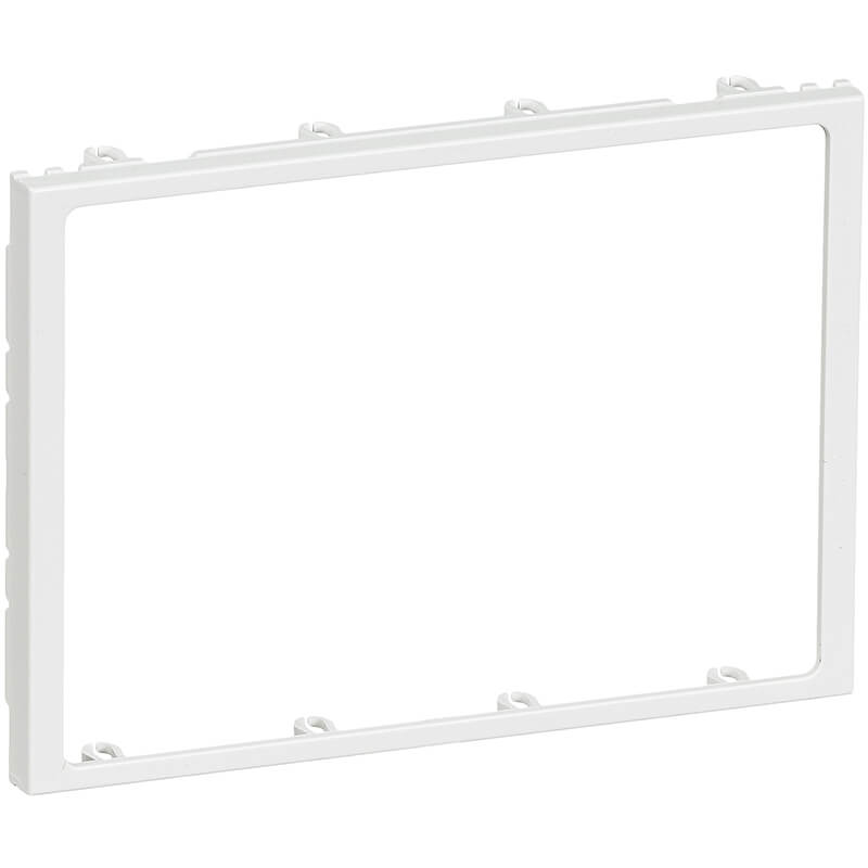 Clic line 2 modul ramme universal hvid