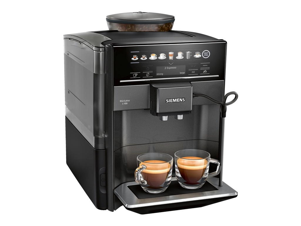 EQ.6 plus s100 TE651319RW Automatisk kaffemaskine, Sort