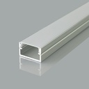 2000mm VT-71008 monteringssæt med diffuser til LED-strip, sølv, V-Tac Pro serie, 5 års garanti