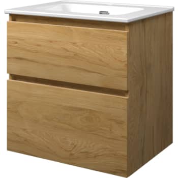 Sanibell Proline møbelsæt 61x46cm ideal eg, 2 softclose skuffer
