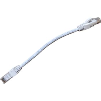 Giga-lan Patchkabel UTP Kat.6 0,2M LSZH hvid