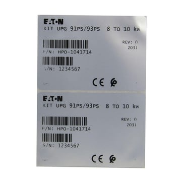 Eaton software opgradering fra 8KW til 10KW