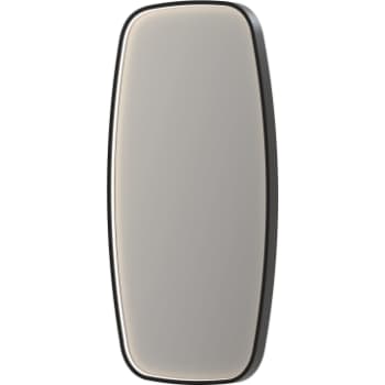 Sanibell SP31 spejl 50x100cm på børstet metal sort aluramme