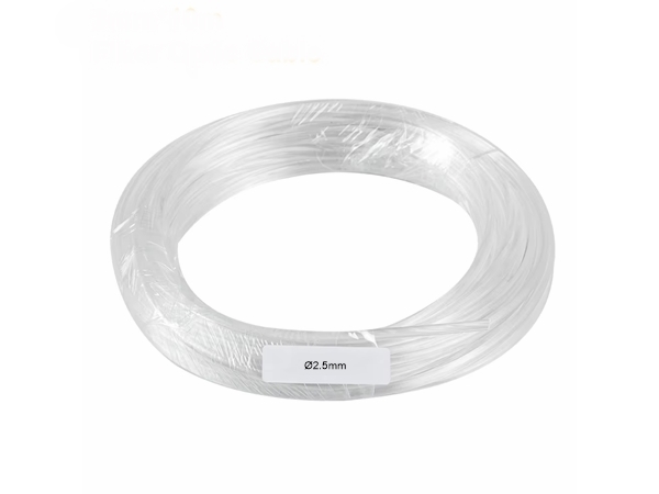 Fiberoptisk lyslederkabel - Ø2,5mm (50m)