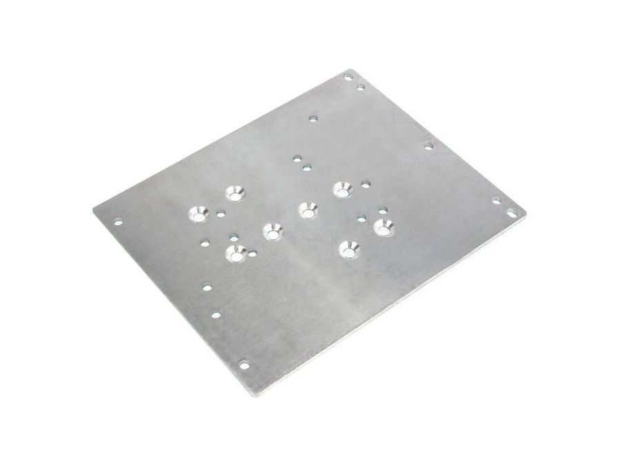 Monteringsbeslag til strømforsyning - Plade, 130x104mm