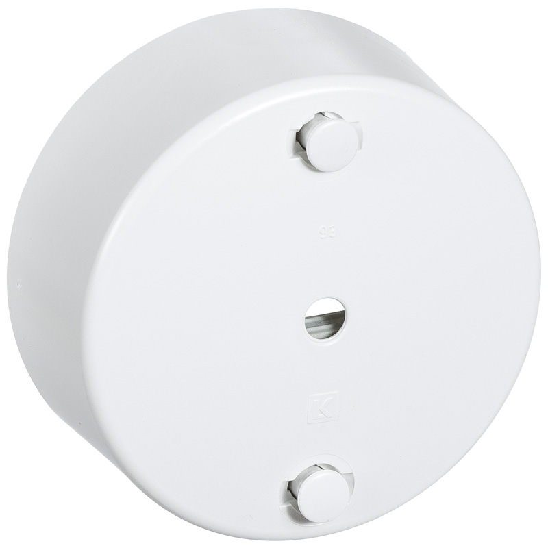 Clips roset 3 led hvid Ø80