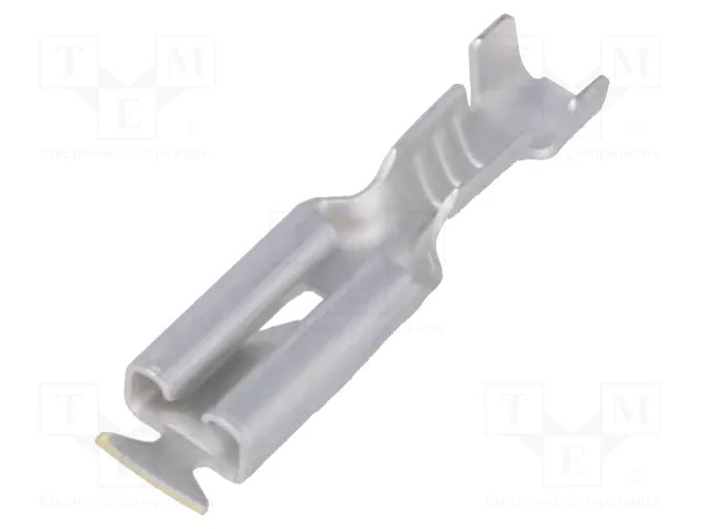 Uisoleret spadefatning m. lås - 2,8mm 0,3-0,6mm² (10 stk:)