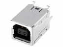 USB 2.0 B hunstik - 180° lige, printmont.