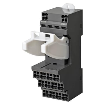 Sokkel DIN-skinne/overflademontering 31 mm 14-pin Push-in-terminaler