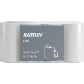 Katrin køkkenrulle 225960 Plus, 2-lags, hvid, 4 rl