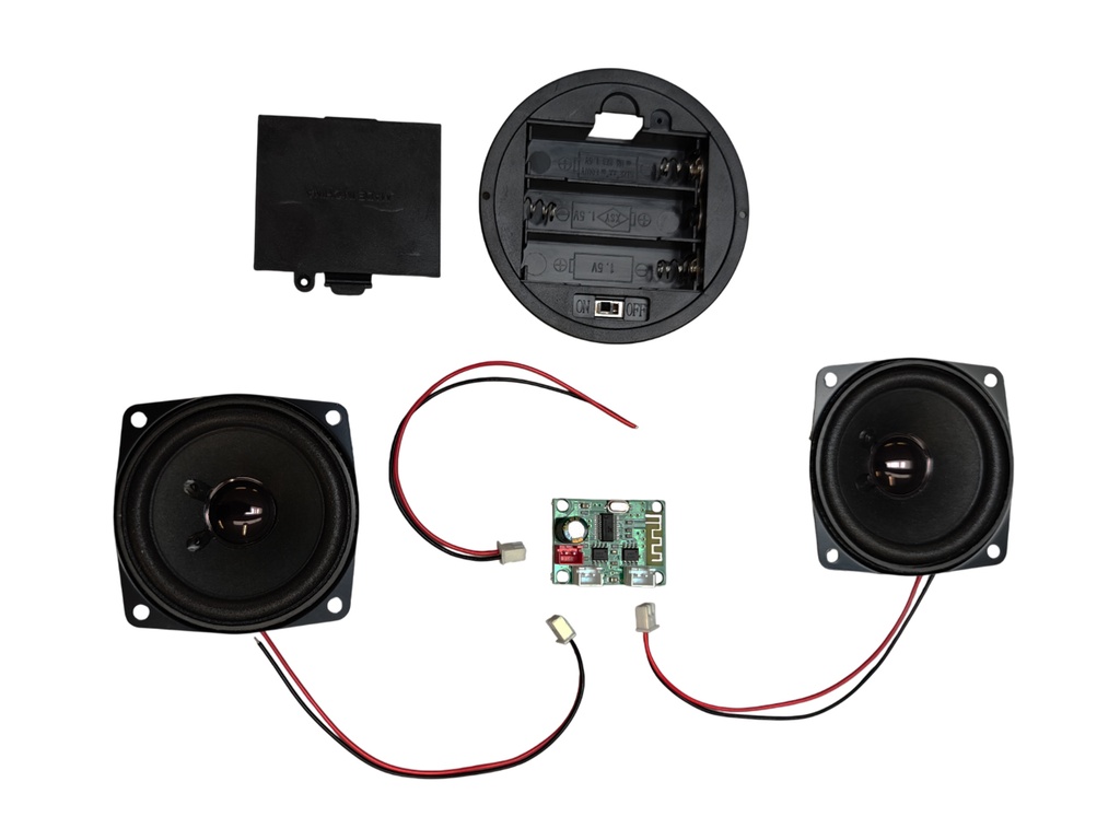 Bluetooth højttaler kit - Byg-selv-højttaler, 2x3W