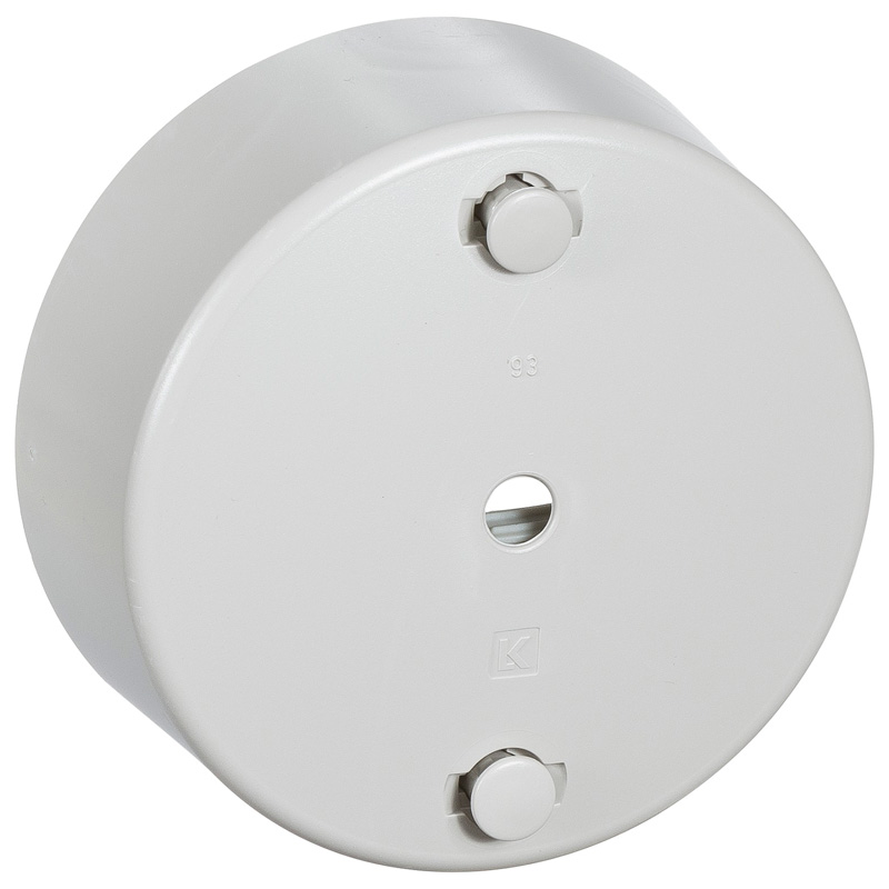 Clips roset 4 led + j lysegrå Ø80