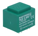 230V printtransformator - 2,5VA 1x12V / 1x208,3mA