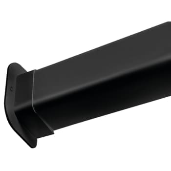 LuftX® afdækning til væg 80x60 mm sort