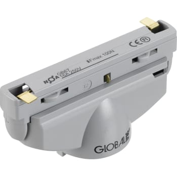 Global 1F Pendeladapter GB67-1 grå (alu) (m/nippel og aflastn.)