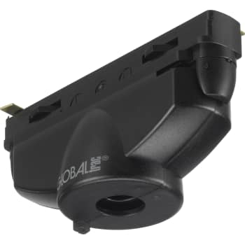 Global 1F Pendeladapter GB67-2 sort (med nippel og aflastning)