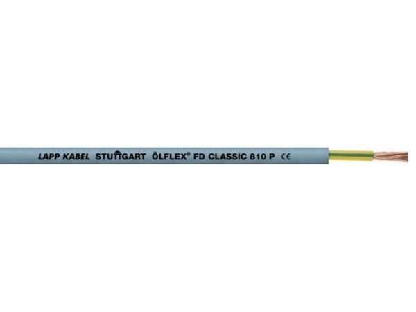 Jordkabel  - PVC (gul/grøn) + PUR (grå), 6mm² (metervare)