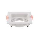 V-Tac Pro GU10 Firkantet Hvid Lampe med 3 års garanti