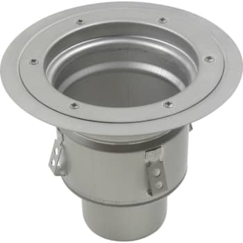Industriafløb, lav-gulv: vinyl-ramme: ø232mm-udløb: ø110 mm